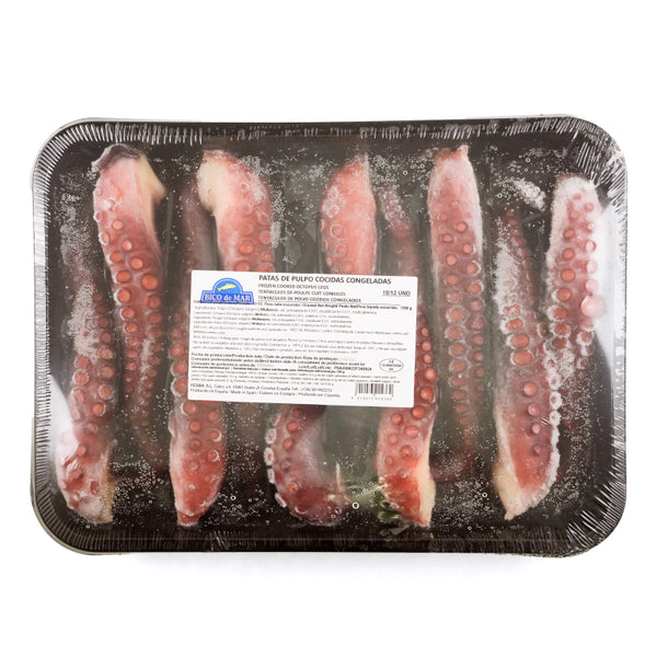 西班牙冷凍熟章魚腳 (10-12隻) /Frozen Spain Cooked Octopus Legs (10-12pcs)