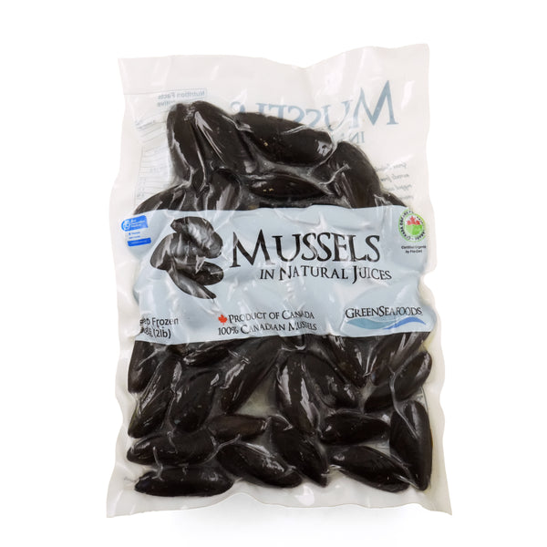 冷凍加拿大 Green Seafood 藍貽貝（熟）/Frozen Canadian Green Seafood Blue Mussels Cooked